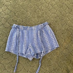 blue shorts!